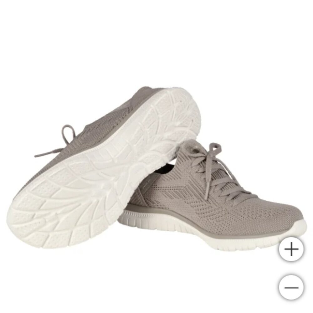 Skechers Women's Virtue Swift Fit Hands Free Shoe Color Taupe - Picture 5 of 5